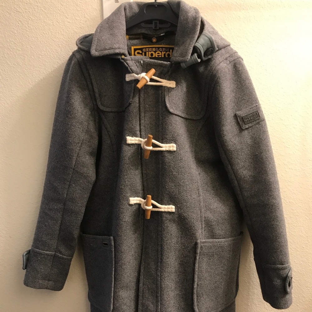 Superdry peacoat Sz Medium
